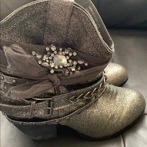 Glitter booties